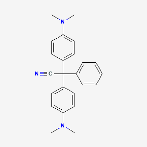 Bis[4-(dimethylamino)phenyl](phenyl)acetonitrile