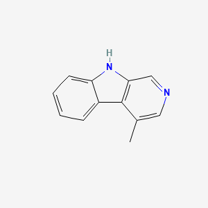 molecular formula C12H10N2 B8729322 4-Methyl-9h-pyrido[3,4-b]indole CAS No. 497057-04-2