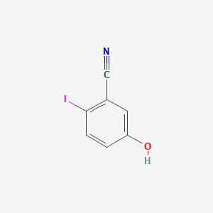 molecular formula C7H4INO B8729327 5-Hydroxy-2-iodobenzonitrile 