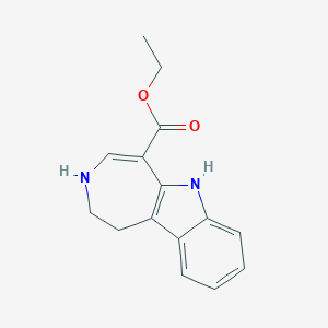Ethyl 1,2,3,6-tetrahydroazepino[4,5-B]indole-5-carboxylate
