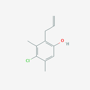 molecular formula C11H13ClO B8729456 4-Chloro-3,5-dimethyl-2-(prop-2-en-1-yl)phenol CAS No. 54582-87-5