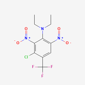 Benzenamine, 3-chloro-N,N-diethyl-2,6-dinitro-4-(trifluoromethyl)-