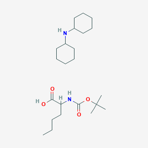 molecular formula C23H44N2O4 B8729491 BOC--Nle--OH.DCHA 