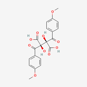(2S,3S)-2,3-dihydroxy-2,3-bis(4-methoxybenzoyl)butanedioic acid