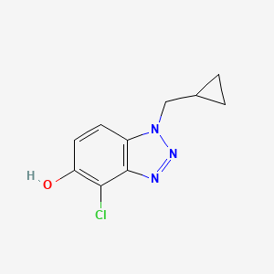 4-chloro-1-(cyclopropylmethyl)-1H-benzotriazol-5-ol