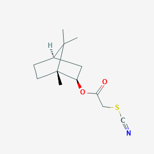molecular formula C13H19NO2S B087297 Isobornyl thiocyanoacetate CAS No. 115-31-1