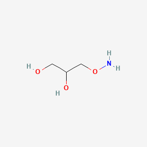 molecular formula C3H9NO3 B8729848 3-(Aminooxy)propane-1,2-diol 