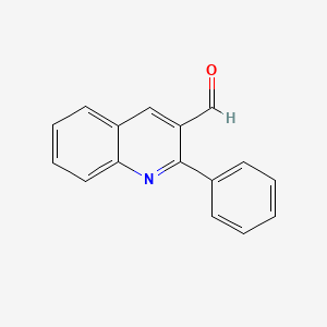 molecular formula C16H11NO B8729873 2-Phenylquinoline-3-carbaldehyde CAS No. 227803-21-6