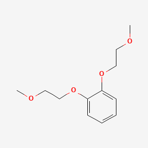 molecular formula C12H18O4 B8729880 1,2-Bis(2-methoxyethoxy)benzene CAS No. 33332-53-5