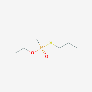 molecular formula C6H15O2PS B087299 O-Ethyl S-propyl methylphosphonothioate CAS No. 13088-83-0