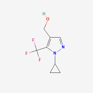 (1-Cyclopropyl-5-(trifluoromethyl)-1H-pyrazol-4-yl)methanol