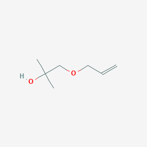 molecular formula C7H14O2 B8729913 1-(Allyloxy)-2-methylpropan-2-ol 