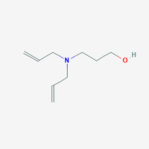 molecular formula C9H17NO B8729919 3-[Bis(prop-2-EN-1-YL)amino]propan-1-OL CAS No. 17719-78-7