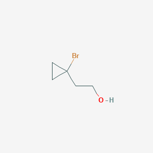 molecular formula C5H9BrO B8729923 2-(1-Bromocyclopropyl)ethan-1-ol CAS No. 923032-63-7