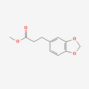 molecular formula C11H12O4 B8729949 Methyl 3-(3,4-methylenedioxyphenyl)-propionate CAS No. 57906-98-6