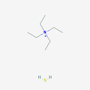 molecular formula C8H22NS+ B087301 Sulfane;tetraethylazanium CAS No. 10408-33-0