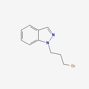 molecular formula C10H11BrN2 B8730144 1-(3-Bromo-propyl)-1H-indazole CAS No. 372195-81-8