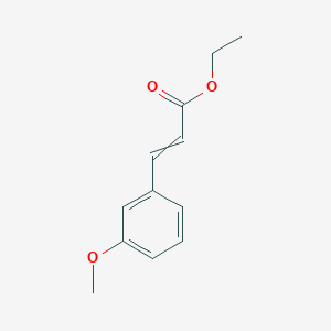 molecular formula C12H14O3 B8730253 Ethyl 3-(3-methoxyphenyl)prop-2-enoate 