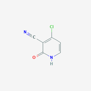molecular formula C6H3ClN2O B8730312 4-Chloro-2-hydroxynicotinonitrile 
