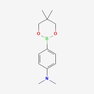 B8730327 Benzenamine, 4-(5,5-dimethyl-1,3,2-dioxaborinan-2-yl)-N,N-dimethyl- CAS No. 95752-87-7