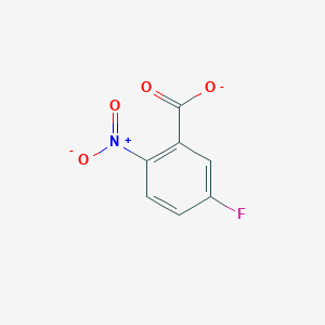 molecular formula C7H3FNO4- B8730344 5-Fluoro-2-nitrobenzoate 
