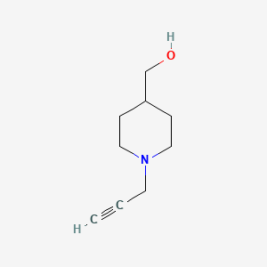 molecular formula C9H15NO B8730504 (1-Propargylpiperidin-4-yl)methanol 