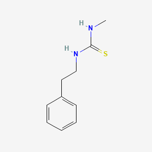 molecular formula C10H14N2S B8730511 N-methyl-N'-phenethylthiourea CAS No. 18371-53-4