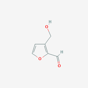 molecular formula C6H6O3 B8730551 3-(Hydroxymethyl)furan-2-carbaldehyde CAS No. 31830-31-6