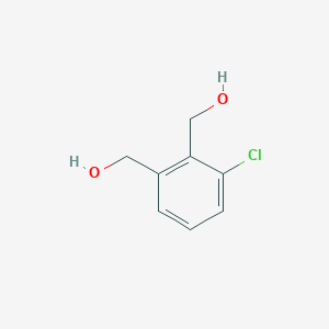 molecular formula C8H9ClO2 B8730561 (3-Chloro-1,2-phenylene)dimethanol CAS No. 110706-48-4
