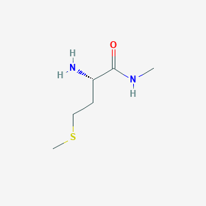 molecular formula C6H14N2OS B8730566 (2S)-2-amino-N-methyl-4-(methylsulfanyl)butanamide 
