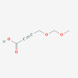 molecular formula C6H8O4 B8730597 4-Methoxymethoxy-but-2-ynoic acid 