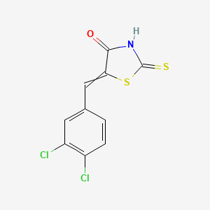molecular formula C10H5Cl2NOS2 B8730600 5-(3,4-Dichlorobenzylidene)-rhodanine 