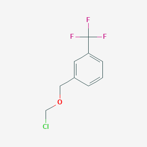 molecular formula C9H8ClF3O B8730603 Chloromethyl 3-trifluoromethylbenzyl ether CAS No. 88023-79-4