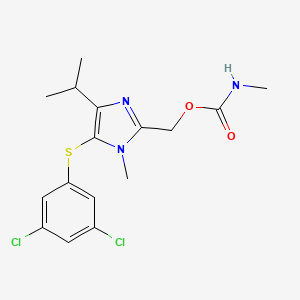 5-(3,5-Dichlorophenylthio)-4-isopropyl-1-methyl-2-(N-methylcarbamoyl)oxymethyl-1H-imidazole