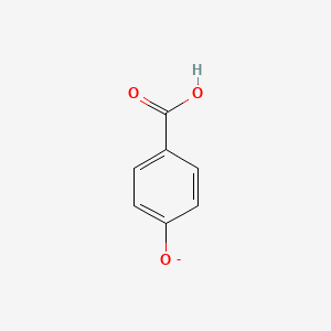 molecular formula C7H5O3- B8730719 4-Hydroxybenzoate CAS No. 456-23-5