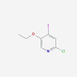 molecular formula C7H7ClINO B8730750 2-Chloro-5-ethoxy-4-iodopyridine CAS No. 877133-33-0