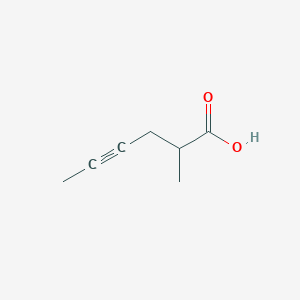 B8730830 2-methylhex-4-ynoic Acid CAS No. 51577-97-0