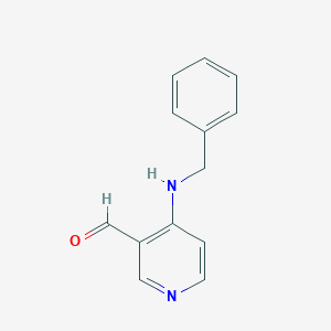 molecular formula C13H12N2O B8730933 4-(Benzylamino)nicotinaldehyde 