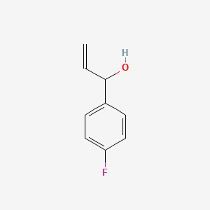 molecular formula C9H9FO B8730943 1-(4-Fluorophenyl)prop-2-en-1-ol 