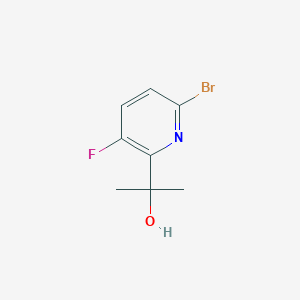 2-(6-Bromo-3-fluoropyridin-2-yl)propan-2-ol