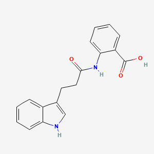 2-{[3-(1H-indol-3-yl)propanoyl]amino}benzoic acid