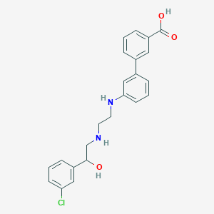 molecular formula C23H23ClN2O3 B8731038 Solabegron (hydrochloride) 