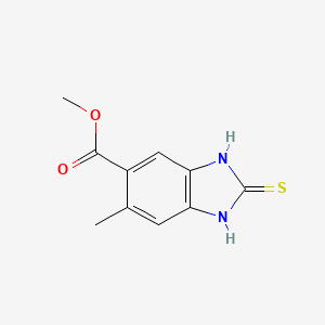 Methyl 6-methyl-2-thioxo-2,3-dihydro-1H-benzo[d]imidazole-5-carboxylate