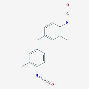 molecular formula C17H14N2O2 B087312 4,4'-二异氰酸根-3,3'-二甲基二苯甲烷 CAS No. 139-25-3