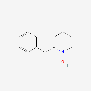 molecular formula C12H17NO B8731225 2-Benzylpiperidin-1-ol CAS No. 153388-69-3