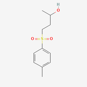 molecular formula C11H16O3S B8731233 4-(4-Methylbenzene-1-sulfonyl)butan-2-ol CAS No. 105363-56-2
