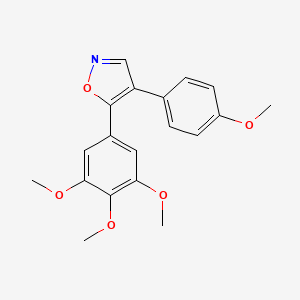 2,3-DIMETHOXY-5-[4-(4-METHOXYPHENYL)-5-ISOXAZOLYL]PHENYL METHYL ETHER