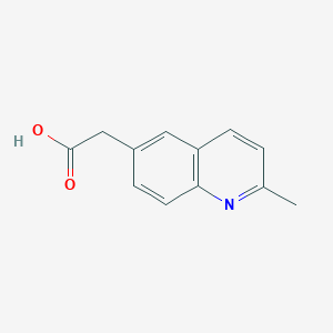molecular formula C12H11NO2 B8731375 (2-Methyl-quinolin-6-yl)-acetic acid 