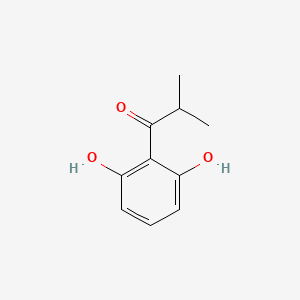 molecular formula C10H12O3 B8731391 1-(2,6-Dihydroxyphenyl)-2-methyl-1-propanone 