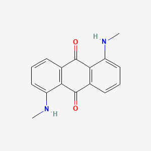 molecular formula C16H14N2O2 B8731449 9,10-Anthracenedione, 1,5-bis(methylamino)- CAS No. 2987-66-8